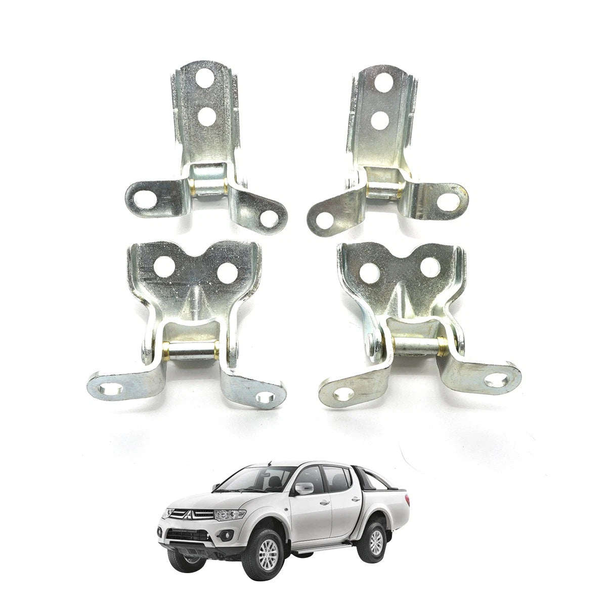 Set of 2 Front Door Hinges for Mitsubishi Triton L200 (2005–2015)