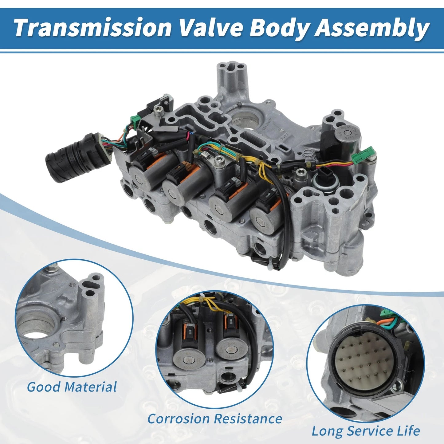 CVT Transmission Valve Body W/ Solenoid for Nissan (No.31705X428E RE0F11A JF015E)