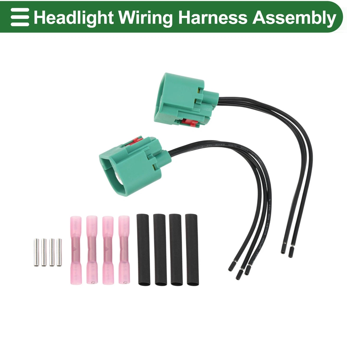 Headlight Wiring Harness Assembly for Jeep Liberty (2008–2012) No.H139008
