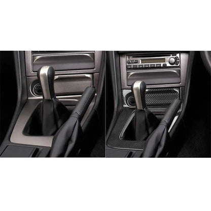 Real Carbon Fiber Shift Panel for Nissan Skyline GT-R BNR34 (1999-2002)