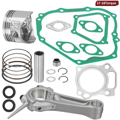 Piston Gasket Rebuild Kit for Yamaha Golf Cart G16-G20 (301CC)