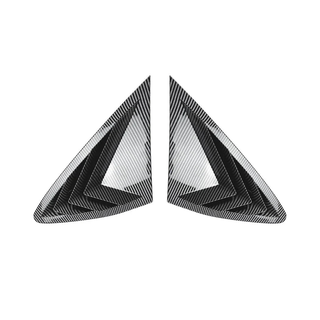 Carbon Style Window Louver Cover for Benz GLC-Class Coupe (2016–2022)