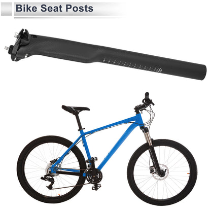 31.6mm Carbon Fiber Bike Seat Post for Light Saddle (Fits Various Models)