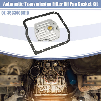 Set of 1 Transmission Filter Oil Pan Gasket Kit for Toyota RAV4 (1996–2000)