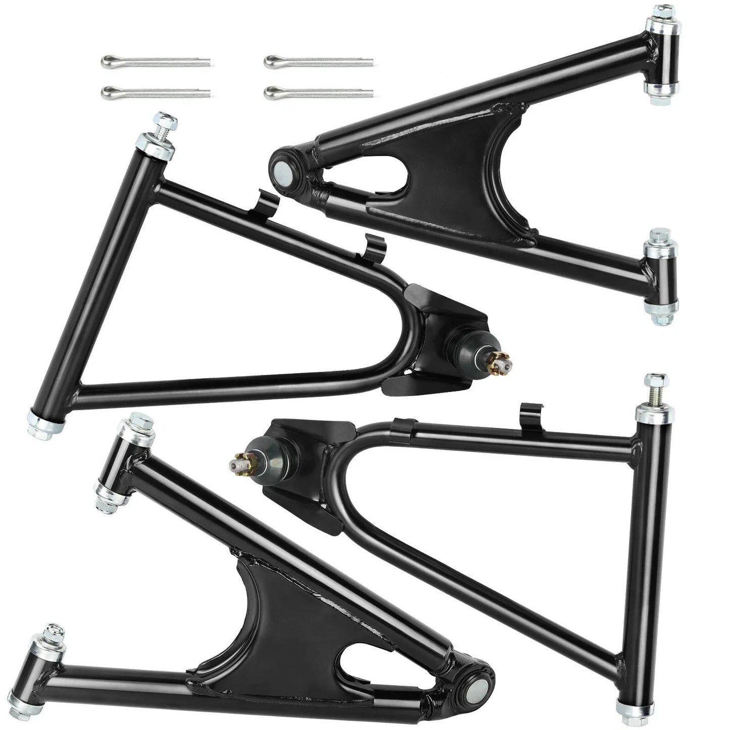Front+Lower Control Arm Set + Bolts + Caps for Yamaha Banshee (1987–2006)