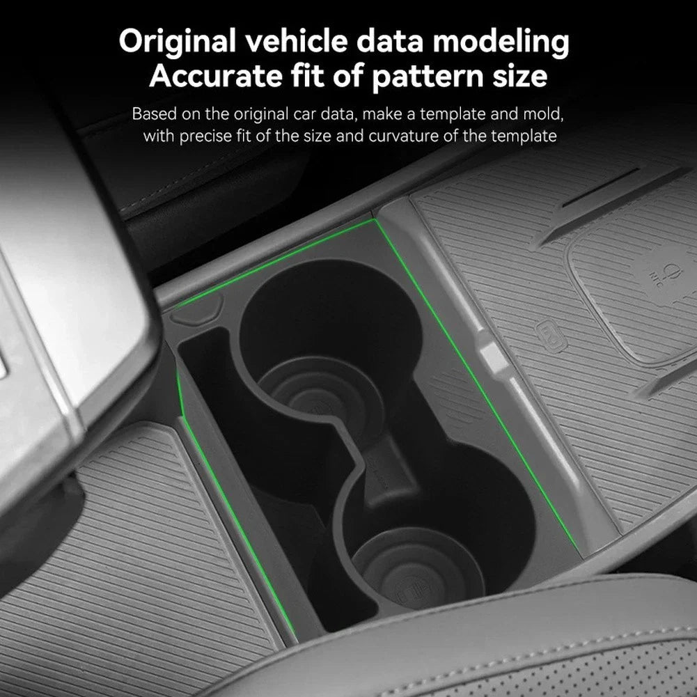 Scratch-Resistant TPE Cup Holder for Kia EV3 Center Console (2024–2025)