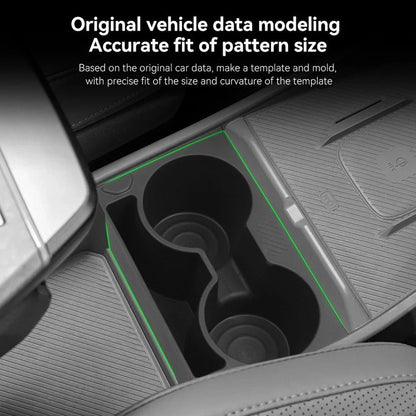 Scratch-Resistant TPE Cup Holder for Kia EV3 Center Console (2024–2025)