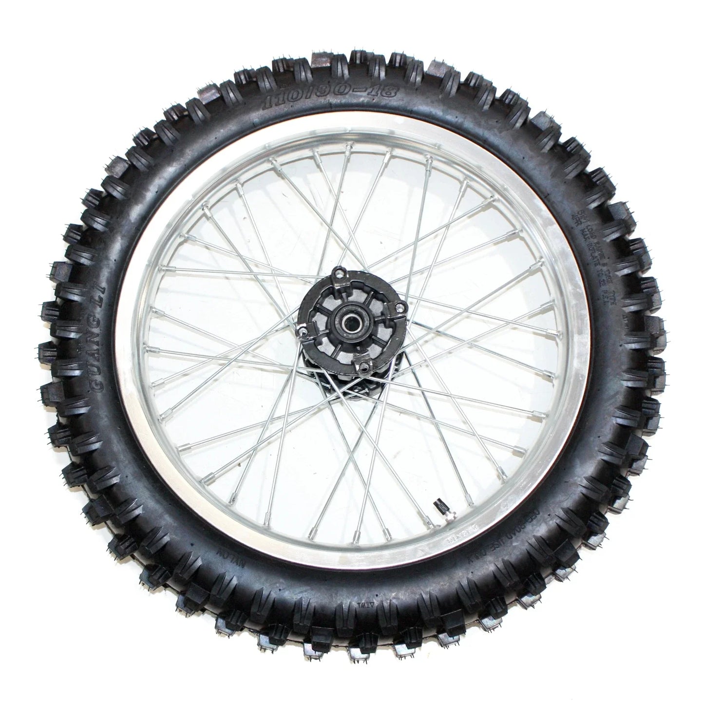 18" Rear Wheel Rim Knobby Tire for PIT PRO Trail Dirt Bike