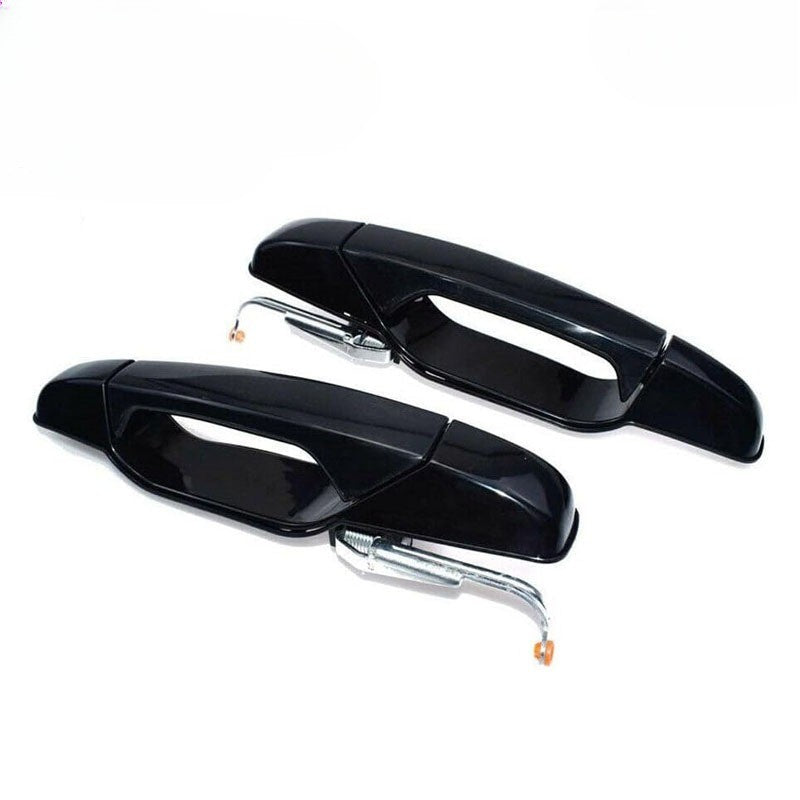 Set of 4 Gloss Black Door Handles for Chevy Tahoe Silverado GMC Yukon (2007–2014)