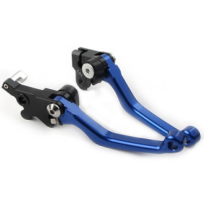Blue CNC Pivot Brake Clutch Levers for Honda XR250 XR400 (1995-2007)