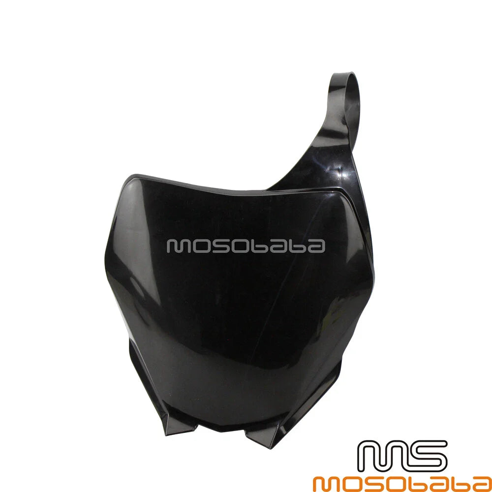 Front Number Plate Black for Yamaha YZ125 YZ250 WR250F WR450F (2007-2014)