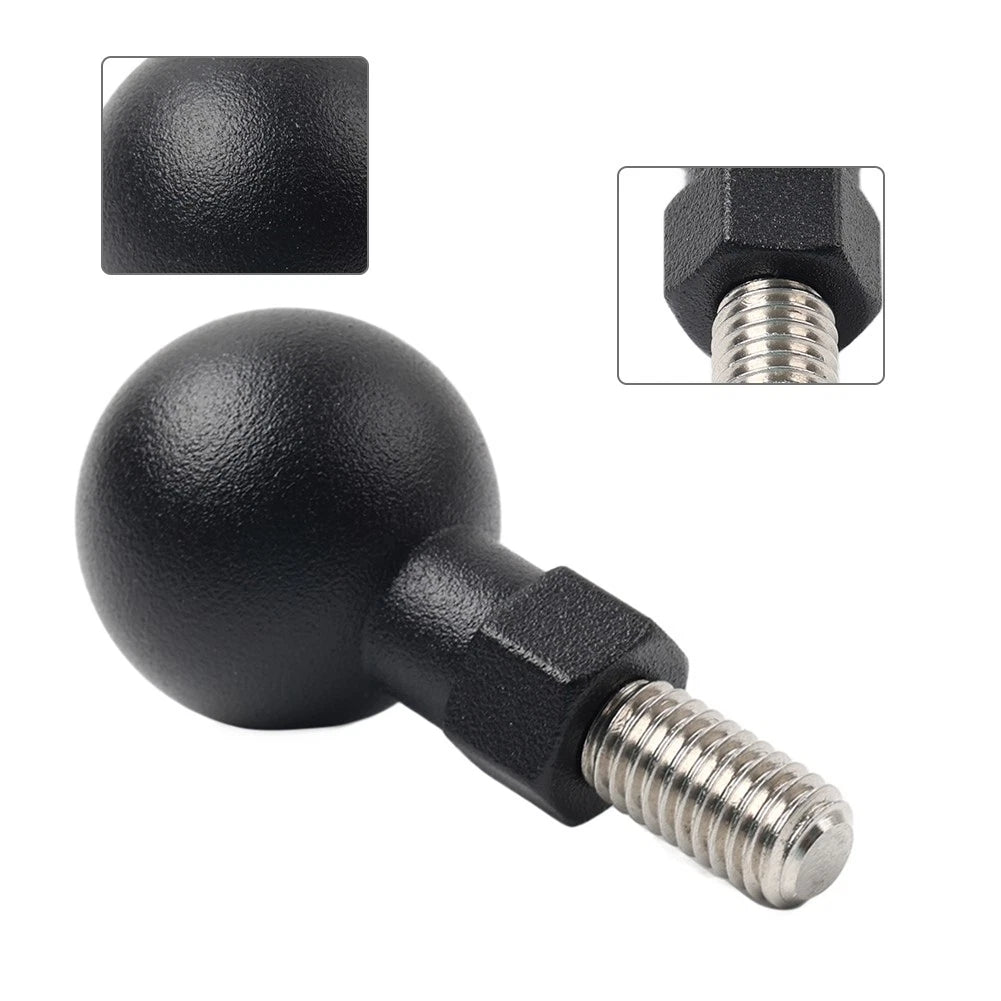 Universal Motorcycle Ball Head Base GPS Phone Holder Bracket for M6-M8
