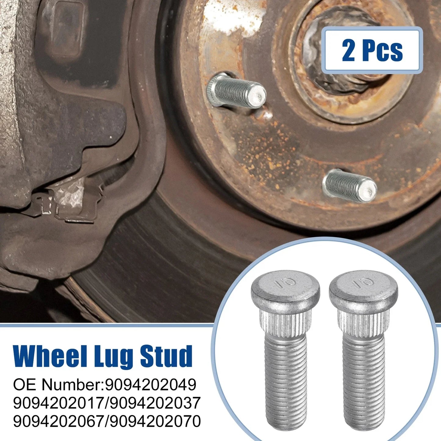 2 x M12x1.5 Wheel Lug Studs for LEXUS ES350 (2007-2012)