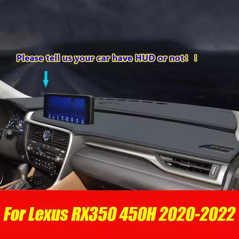 Leather Dash Cover Dashmat for Lexus RX350 450H (2020–2022)