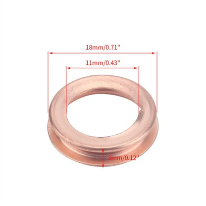 10 x Oil Drain Plug Crush Washer Gasket for Nissan Infiniti