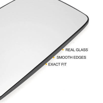 Left Upper Heated White Mirror Glass for Mercedes Sprinter (2006–2011)