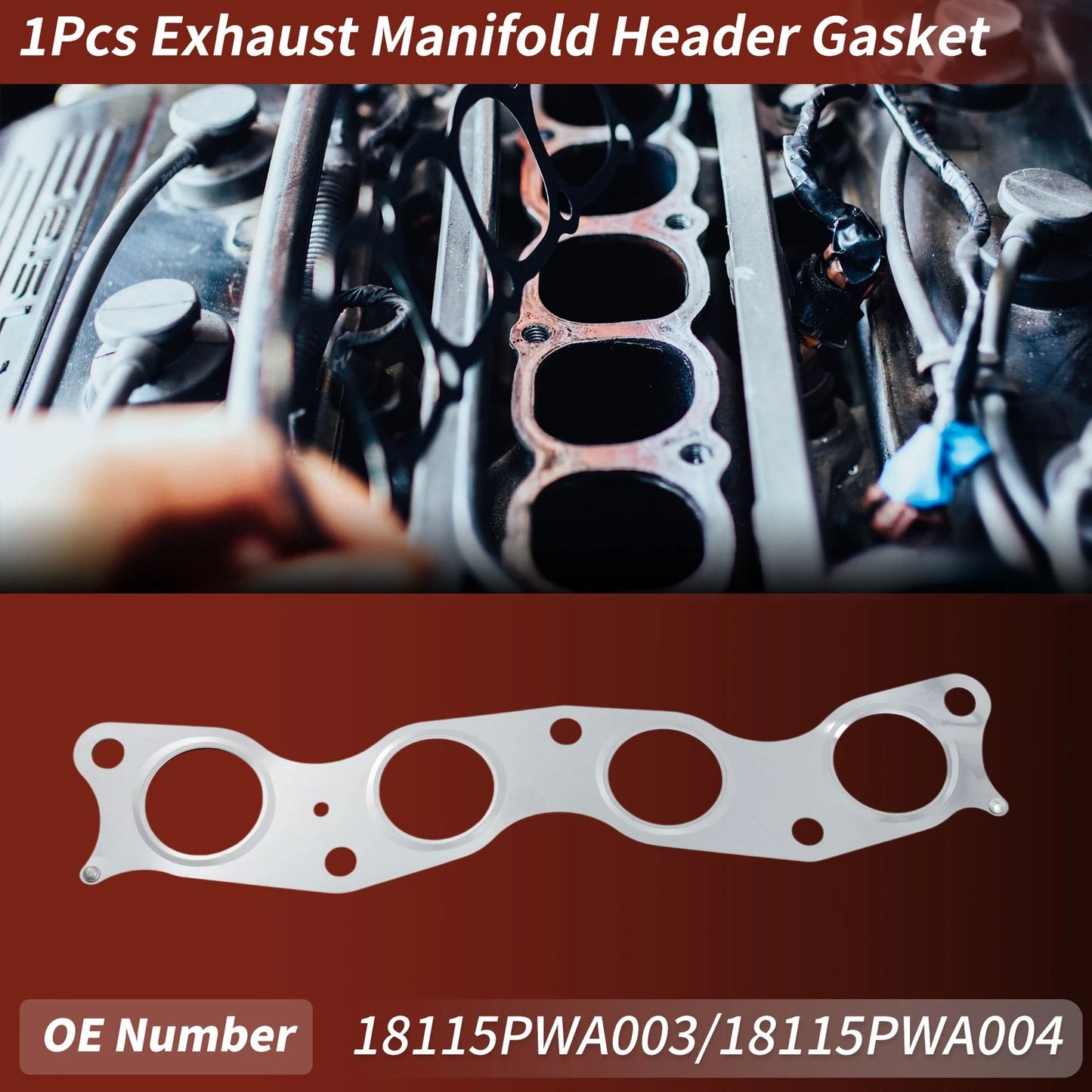 Exhaust Manifold Header Gasket for Honda Airwave (2004–2016) No. 18115PWA003