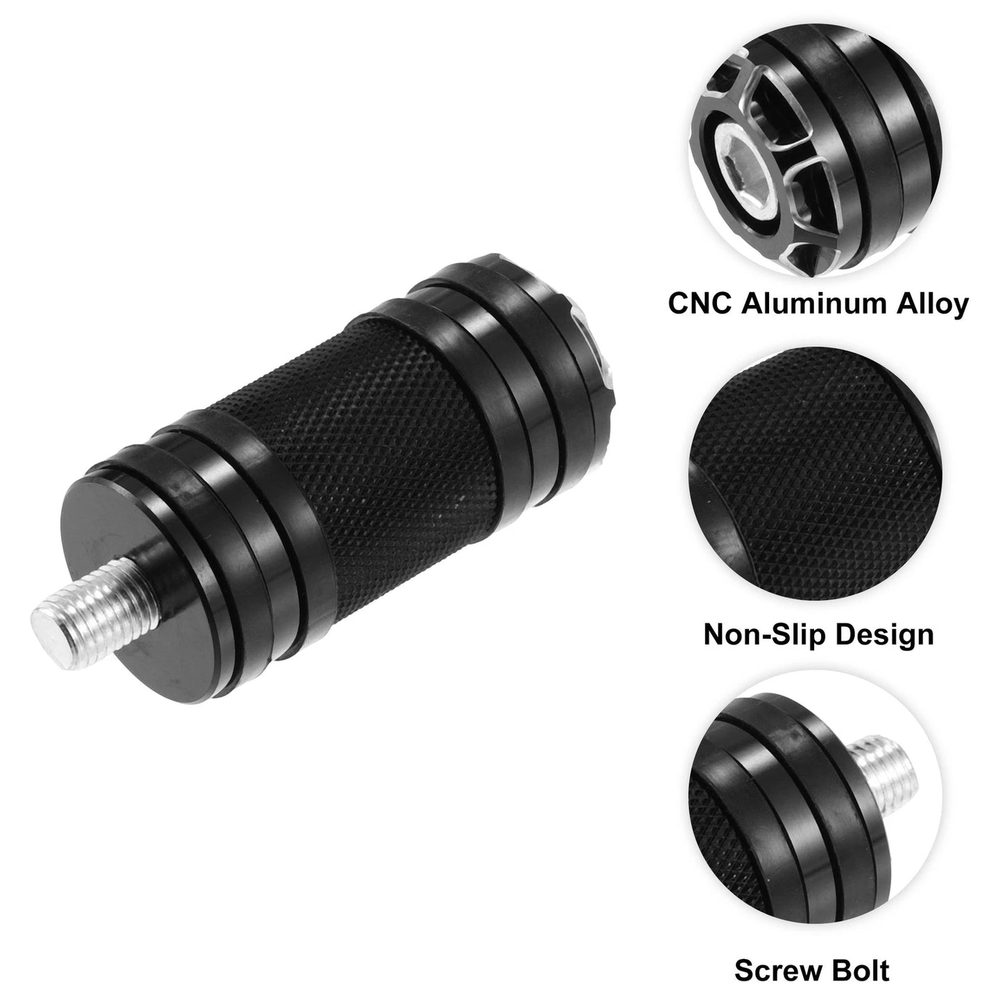 2pcs Shifter Pegs for Harley Davidson  Black