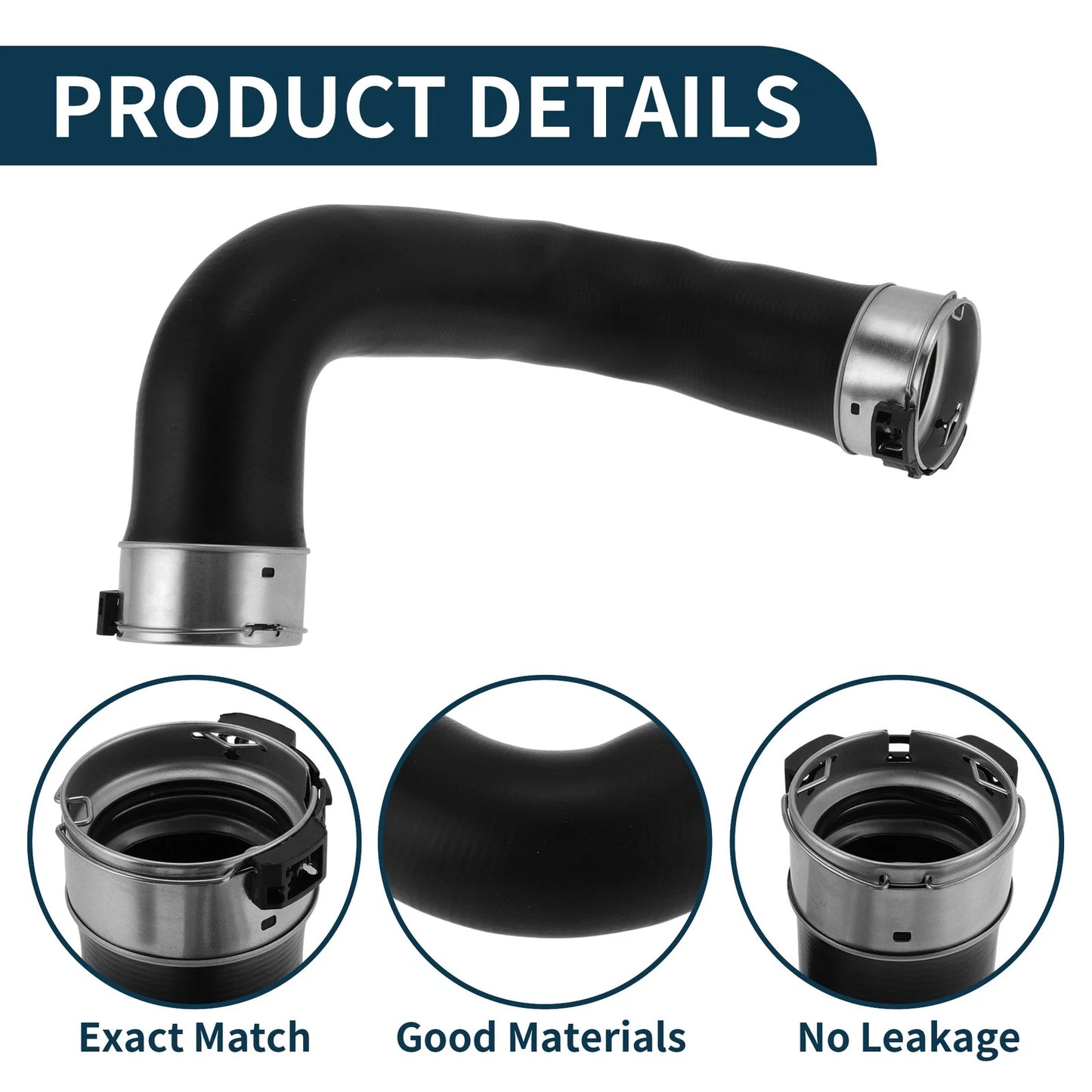 Radiator Hose for Nissan Navara 2.5 (2002–2017) No. 144635X02B Rubber
