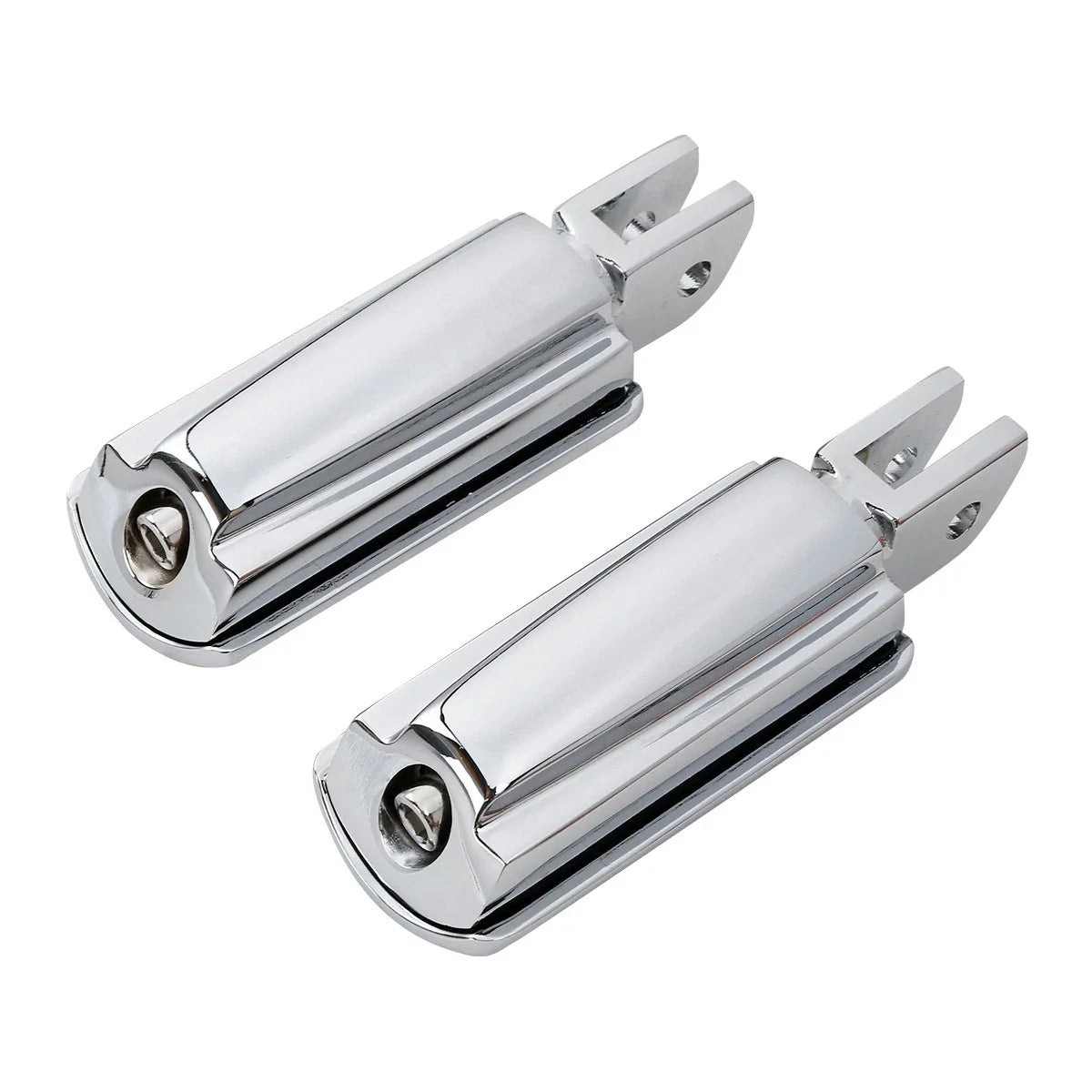 Chrome Driver & Passenger Footpegs Bracket for Harley Fat Boy (2018-2025)