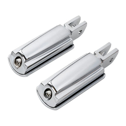Chrome Driver & Passenger Footpegs Bracket for Harley Fat Boy (2018-2025)