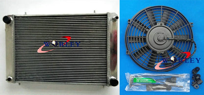 62MM Aluminum Radiator with Fan for Triumph TR8 (1978–1981)