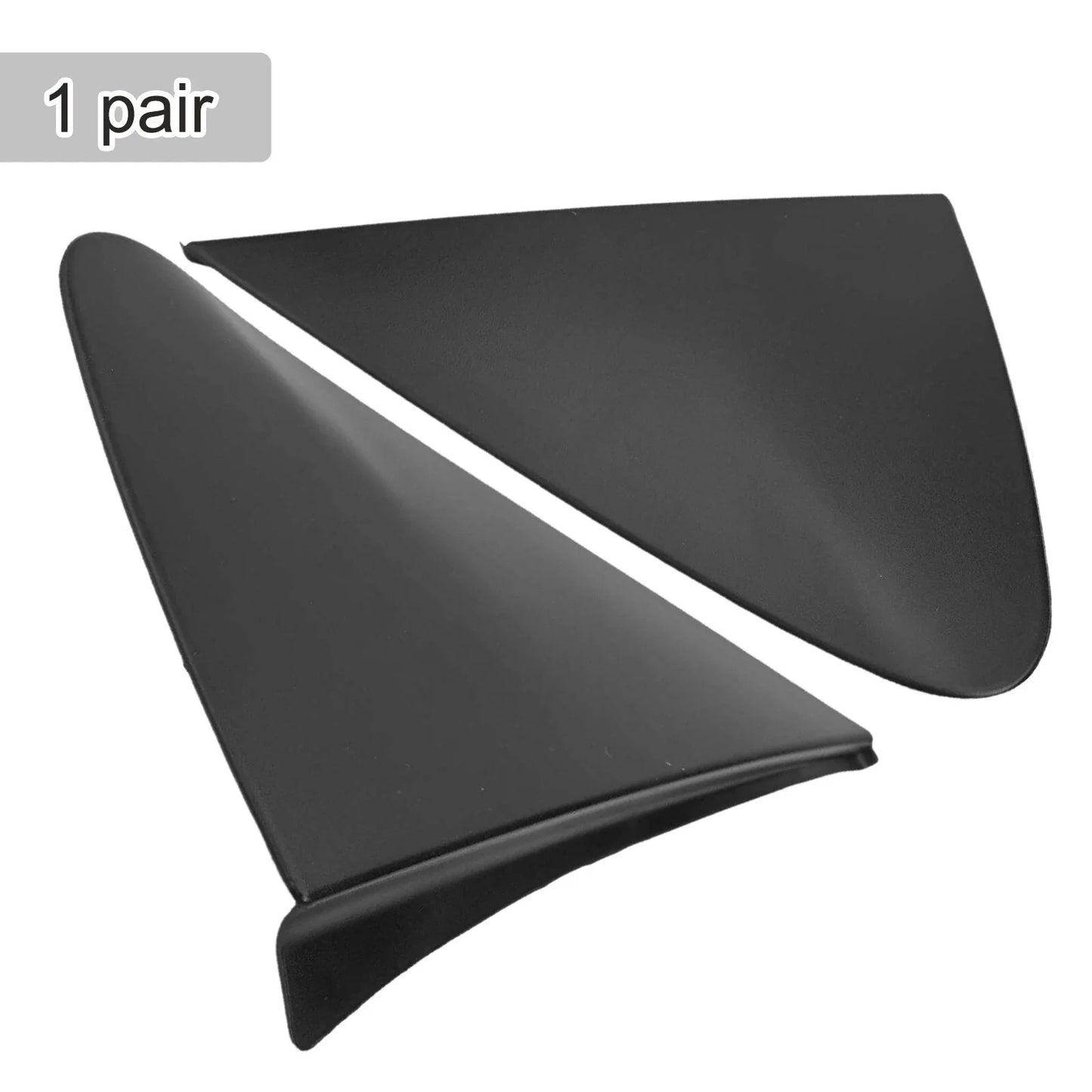 Side Mirror Triangle Corner Cover Trim / Pair / Perfect Fit Black for Toyota Yaris