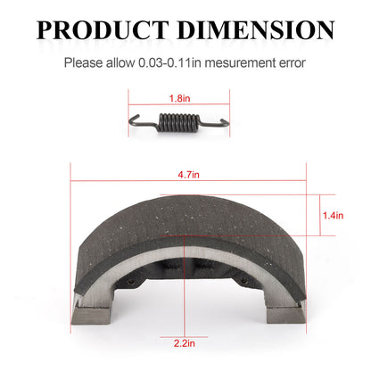 2X Brake Shoe Set for John Deere 750 770 790