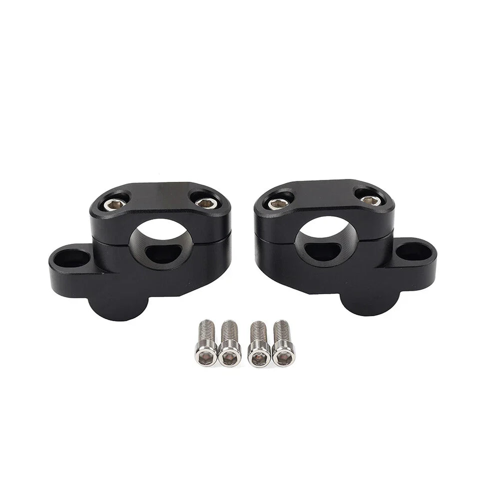 25mm Offset Handlebar Clamp Mount for Honda, Suzuki, Yamaha, Kawasaki