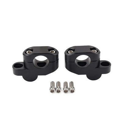 25mm Offset Handlebar Clamp Mount for Honda, Suzuki, Yamaha, Kawasaki
