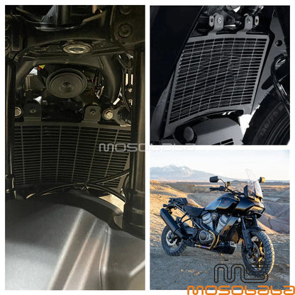 Black Radiator Mesh Shield Protector for Harley Pan America 1250 (2021-2023)
