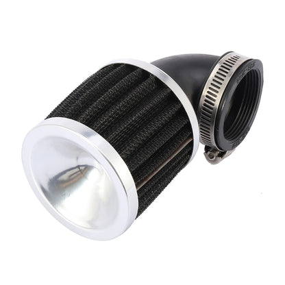 90 Degree Bend Clamp-on Air Intake Filter for Universal Motorcycle (45mm)