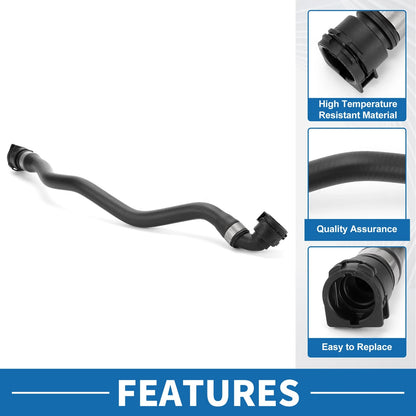 Radiator Hose No. 17127576370 for BMW X6 XDrive50i (2008–2019) Rubber