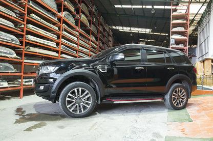 8pcs 4" Matte Black Fender Flares for Ford Everest UAII (2018-2021)