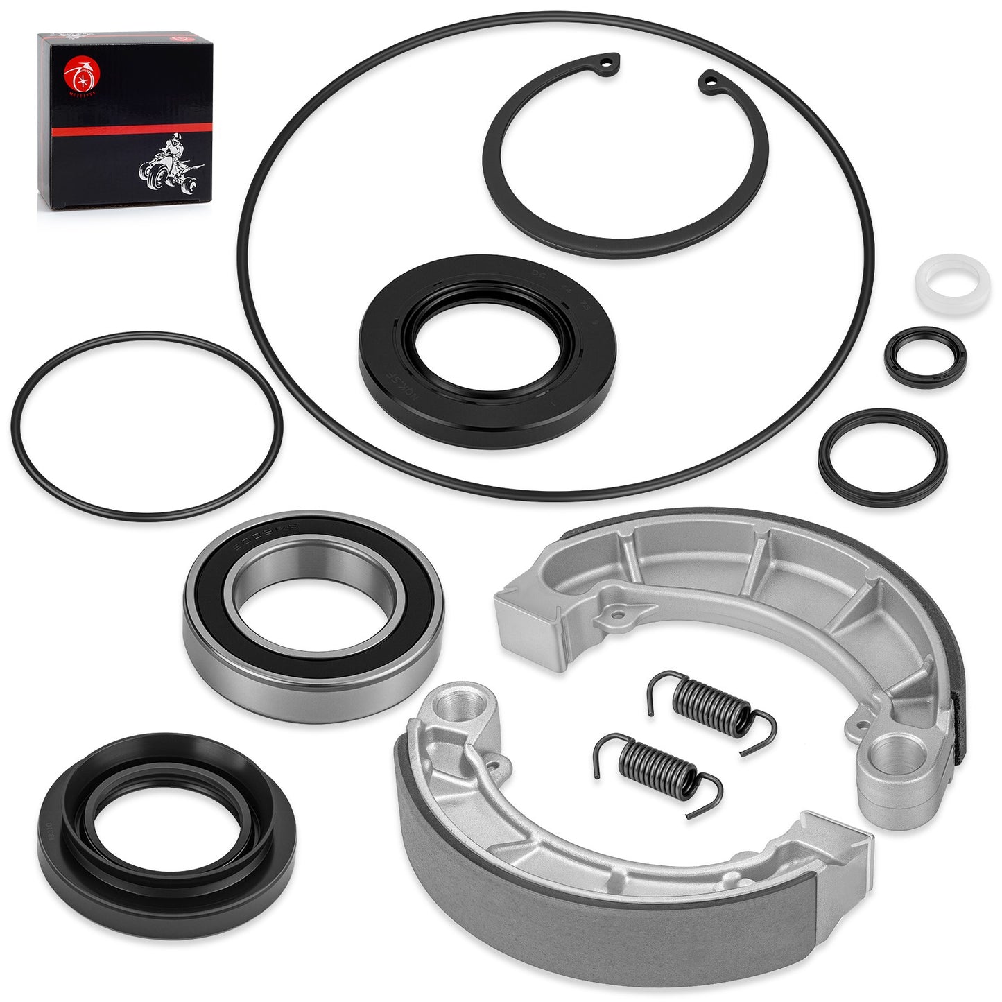 Rear Brake Drum Seals & Shoes Kit for Honda Rancher 420 (2007–2013)