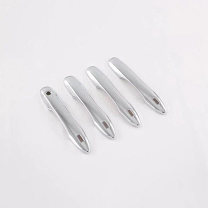 Chrome Exterior Door Handle Cover Trim 4PCS for Toyota bZ4X (2022–2024)