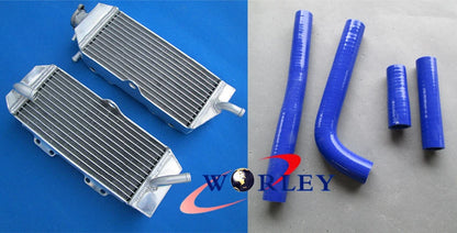 Aluminum Radiator for Yamaha WR400F (1998-2000) + Blue Hose