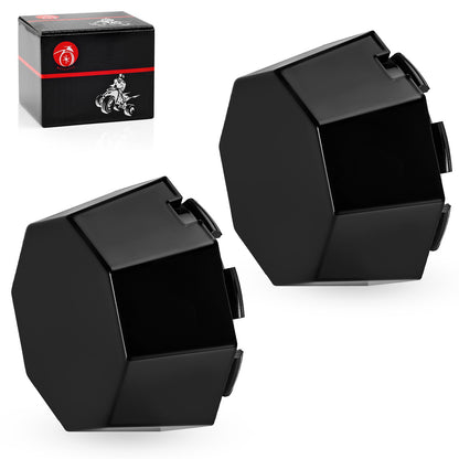 2 Pack Hub Cap Cover for Polaris Sportsman 570 SP Touring (2017–2019) Matte Black