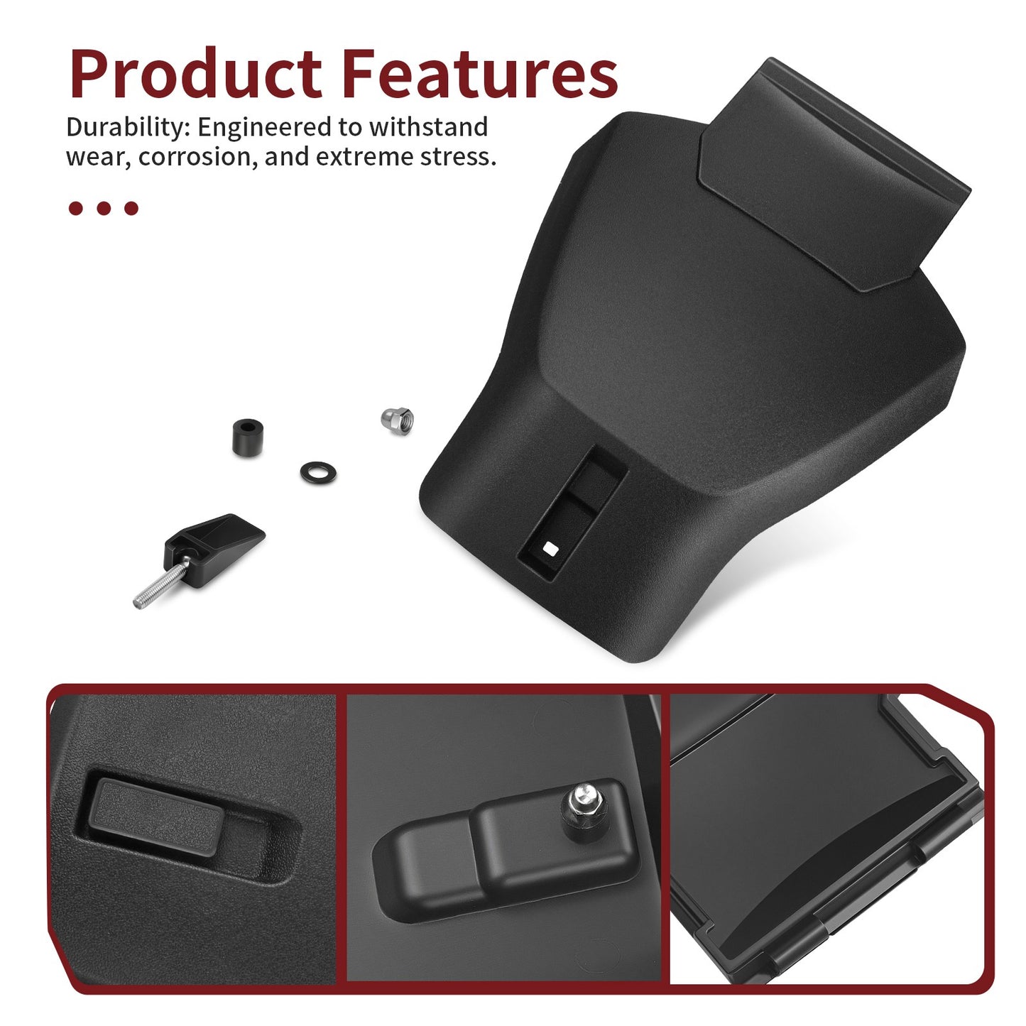 Storage Box Lid and Latch Kit for Arctic Cat ATV 400 450 500 550 650 (2006–2017)