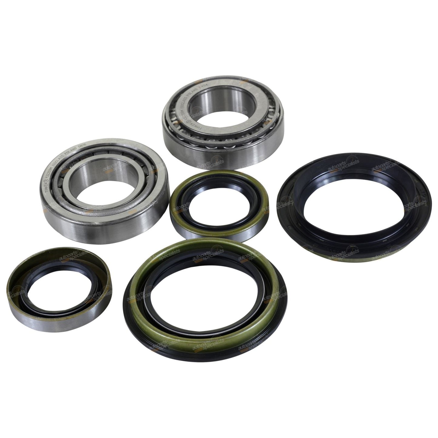 2 Rear Wheel Bearing Kits for Ford Maverick (1988–1994) 4X4 Drum Brake