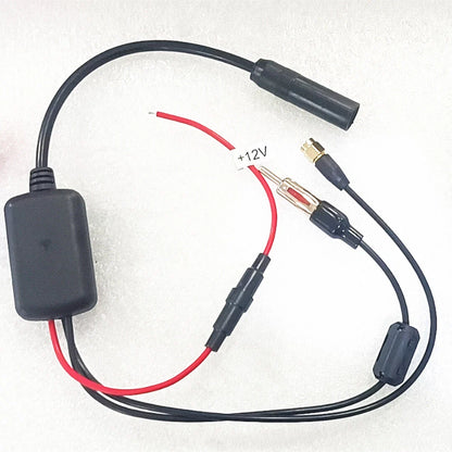 DAB+ AM/FM Digital Radio Signal Amplifier Booster for AU Stereo Antenna 12V-24V