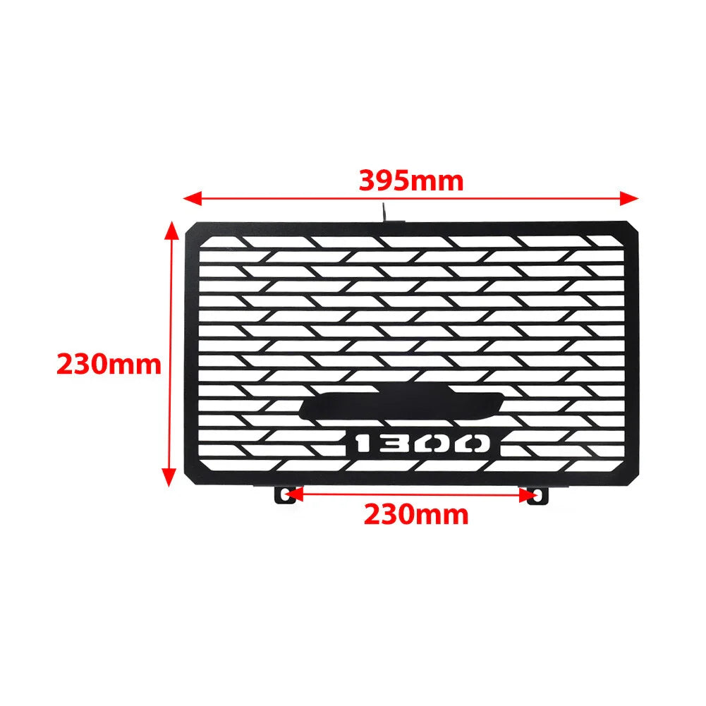 Black Motorcycle Radiator Grille Guard Cover for HONDA CB1300 (2003-2008)