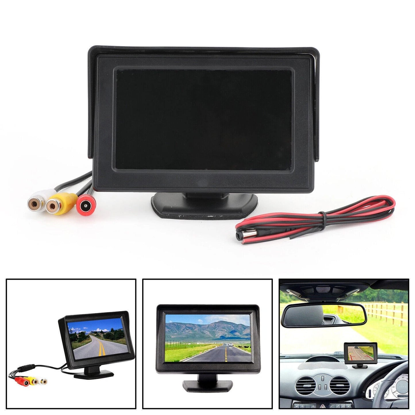 4.3" HD TFT LCD Rear View Monitor for Car (FR)
