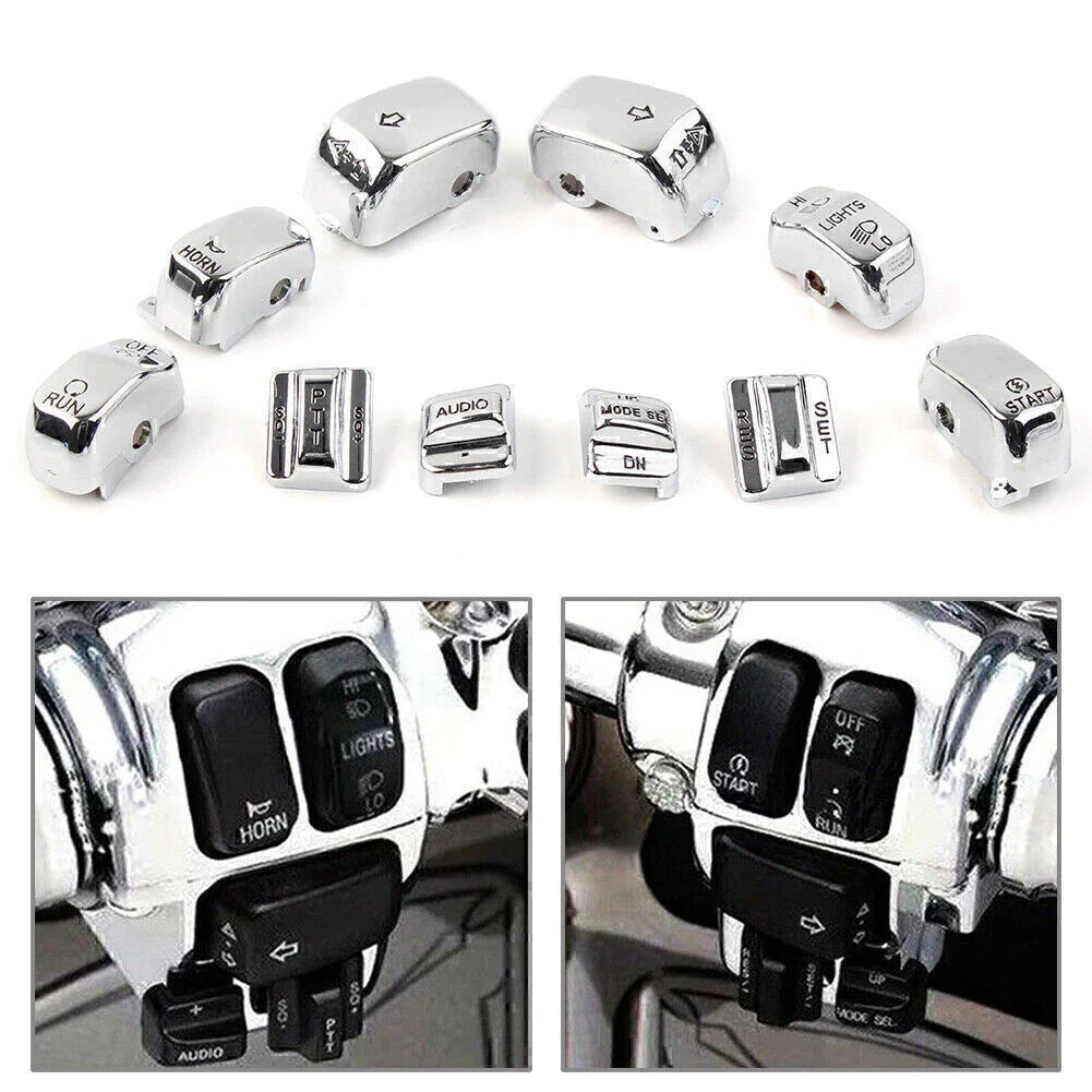 Hand Control Switch Cover Set for Harley Touring (1996-2013)