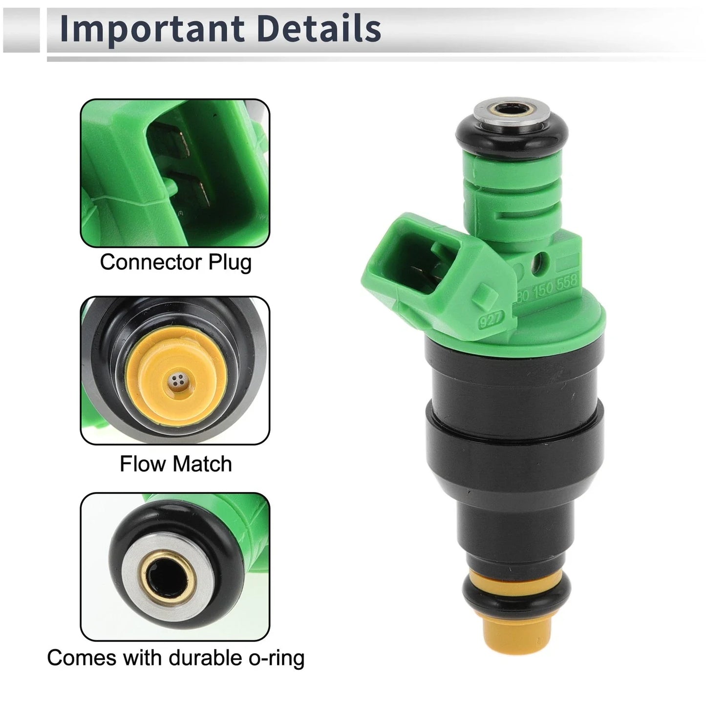 Fuel Injector 1 x No.0280150558 for Ford Lightning (1999-2004)