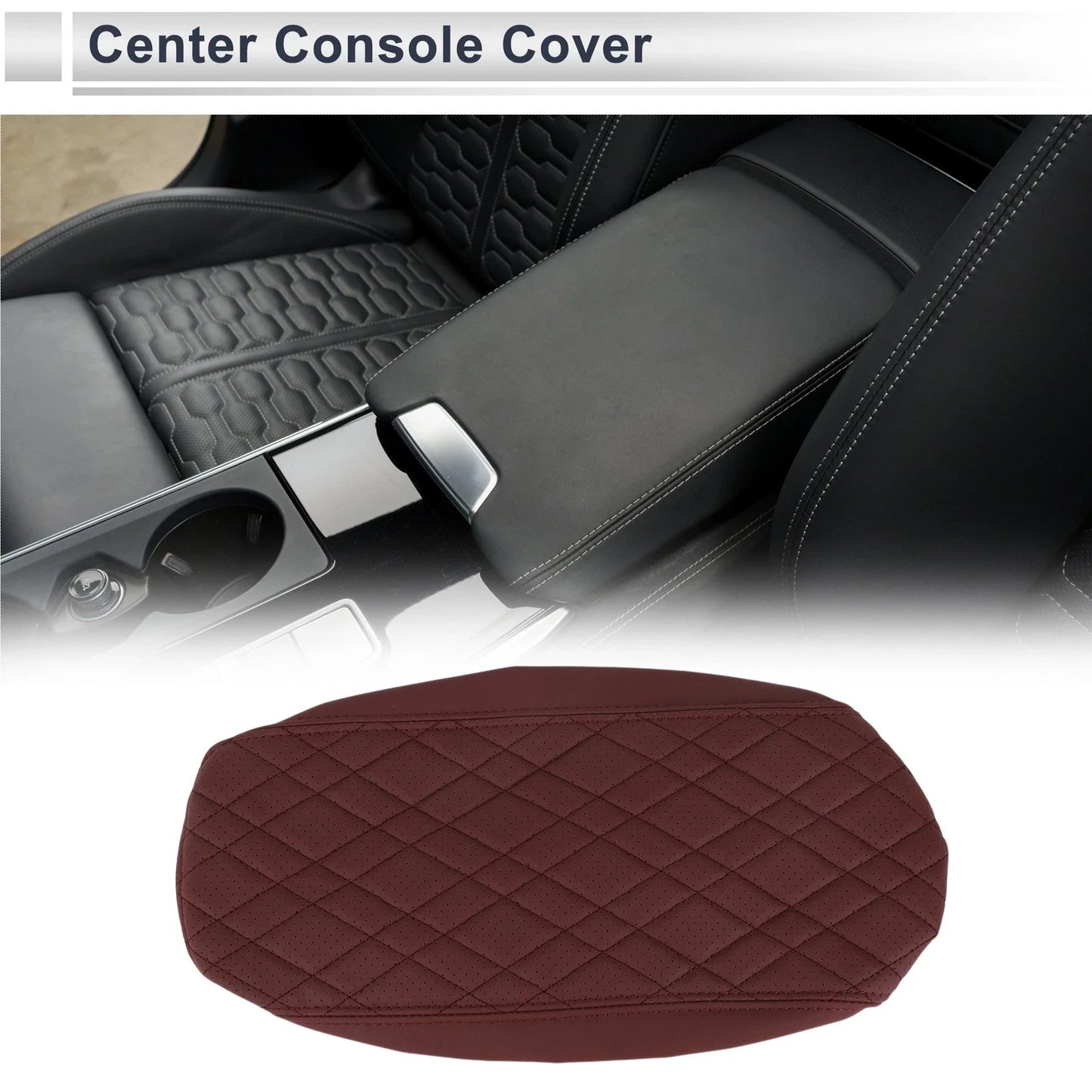 Center Console Cover for BMW X3 Wine Red (2011-2017)
