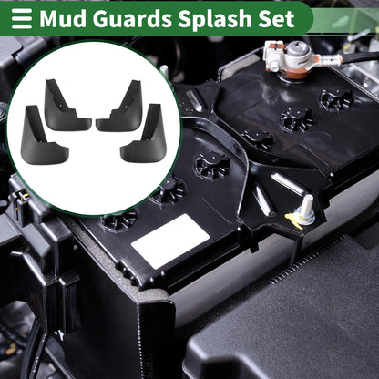 Mud Flaps Splash Guards for Ford Mondeo 2.0 (2003–2007) W/ Mounts