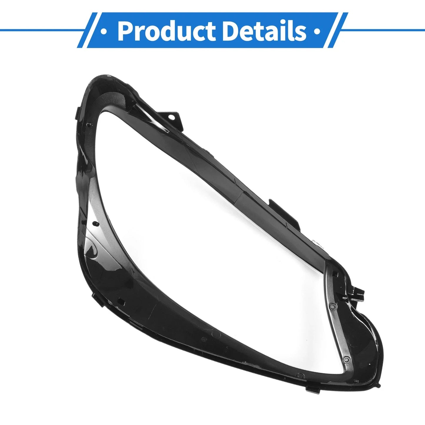 Car Front Left Headlight Lens Cover for Mercedes-Benz E-Class (2016-2021)