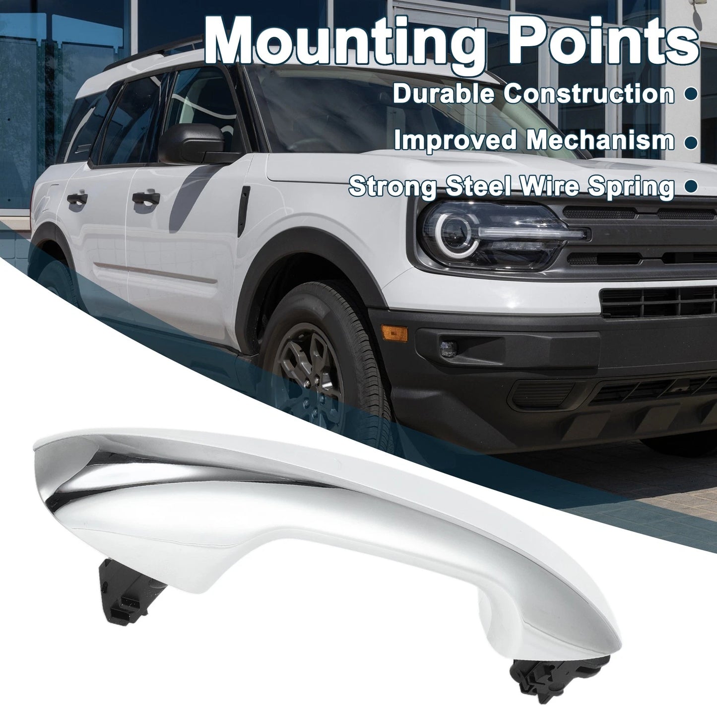 Outside Exterior Door Handle for Mercedes-Benz W205 (2015–2023) No.A0997605501 Black White