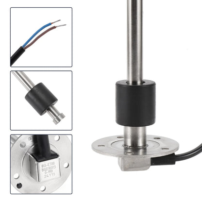 Fuel Sending Unit and Gauge Kit 0-190 Ohm 700mm for Boat Car (0-190)